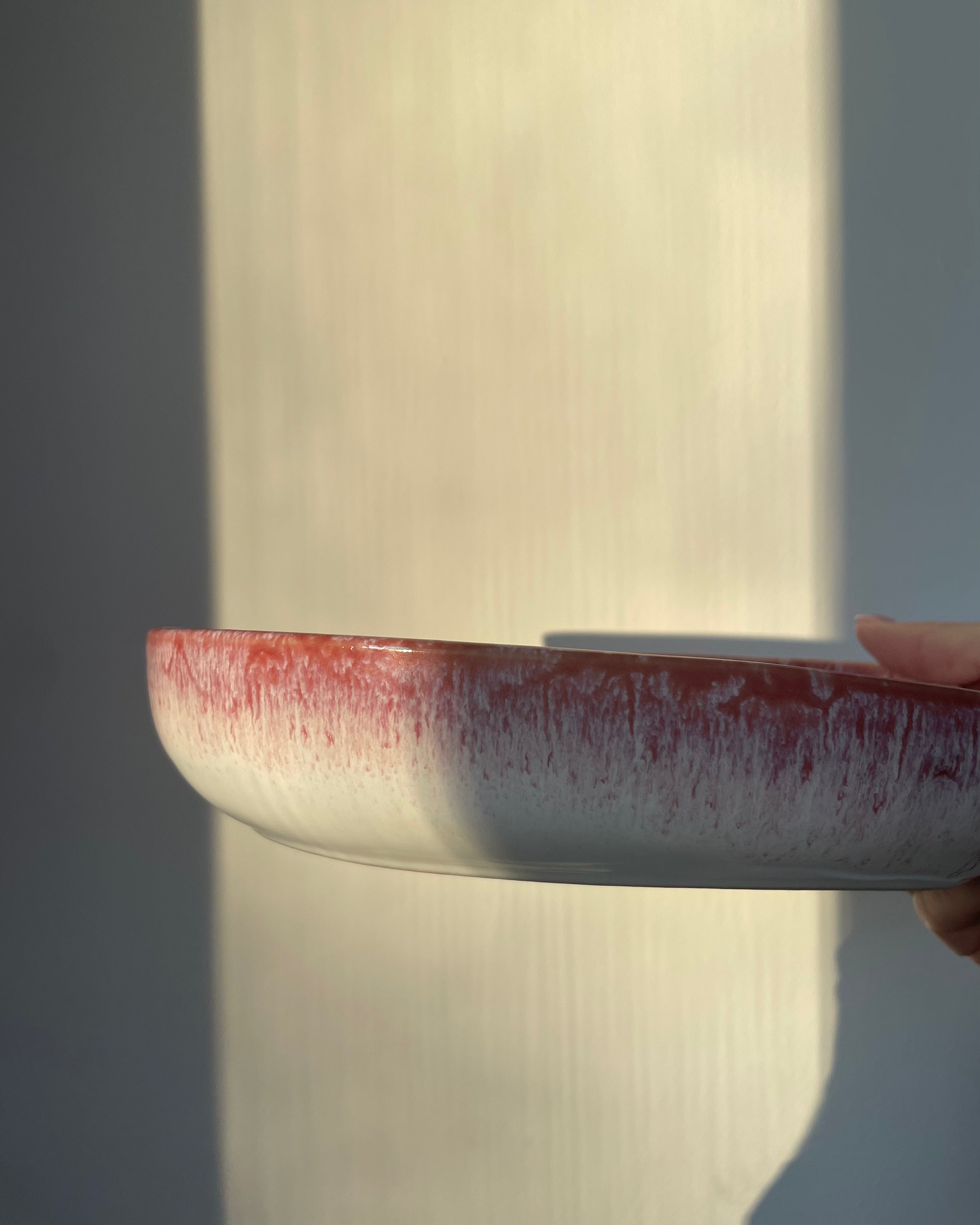 Amora Teller tief Magenta