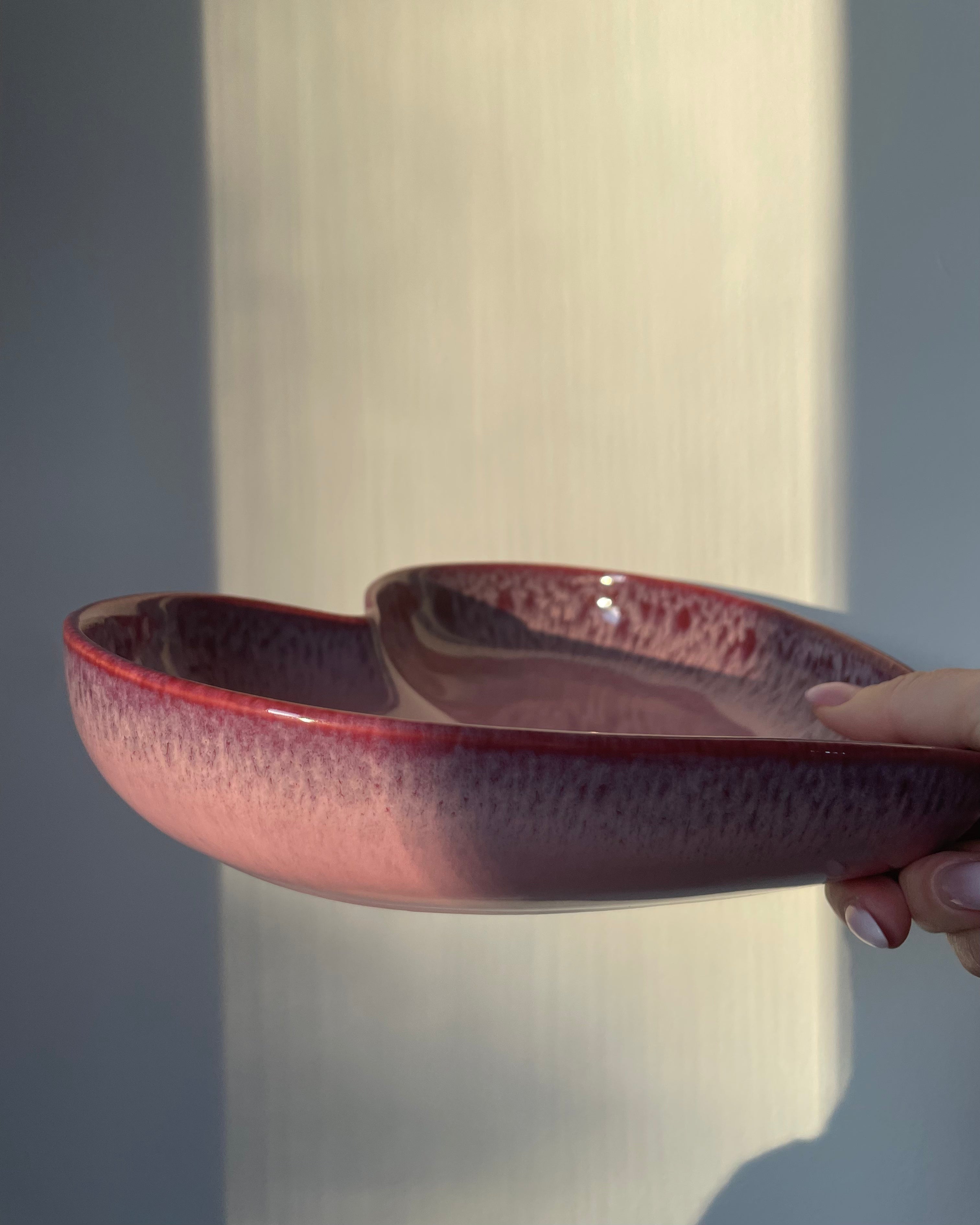 Amora Teller tief Rosa