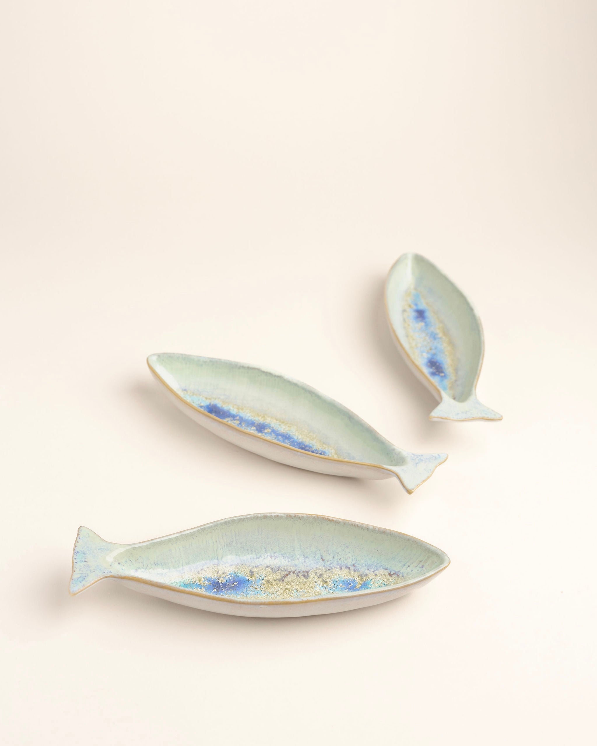 Maricor Fish Serving Bowl Small Turquoise