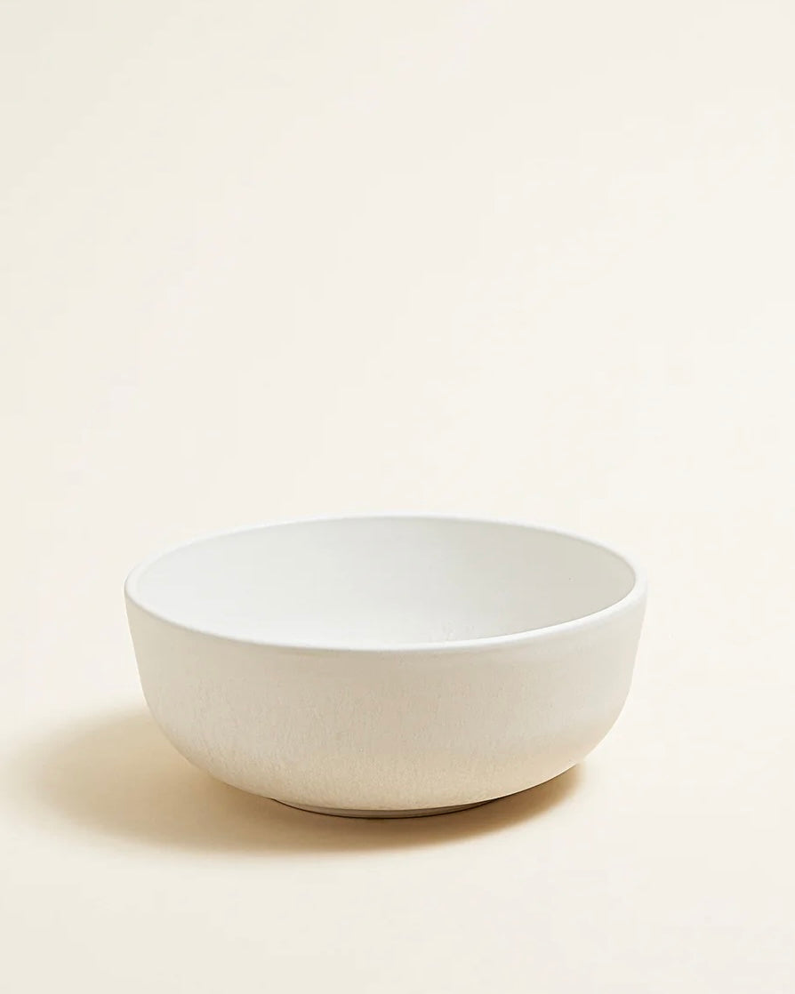 Faro bowl medium matt white