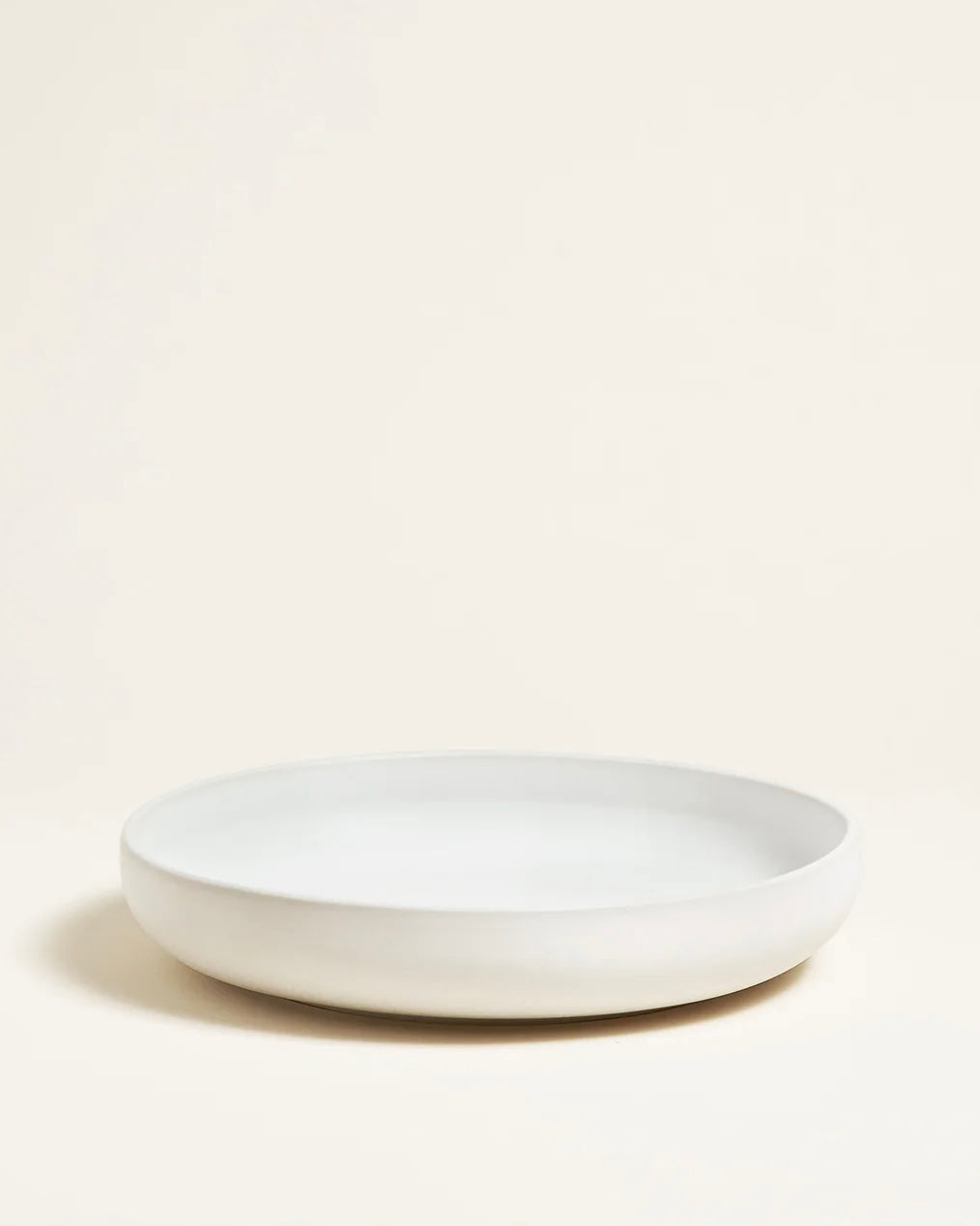 Faro Pasta Plate Matt White