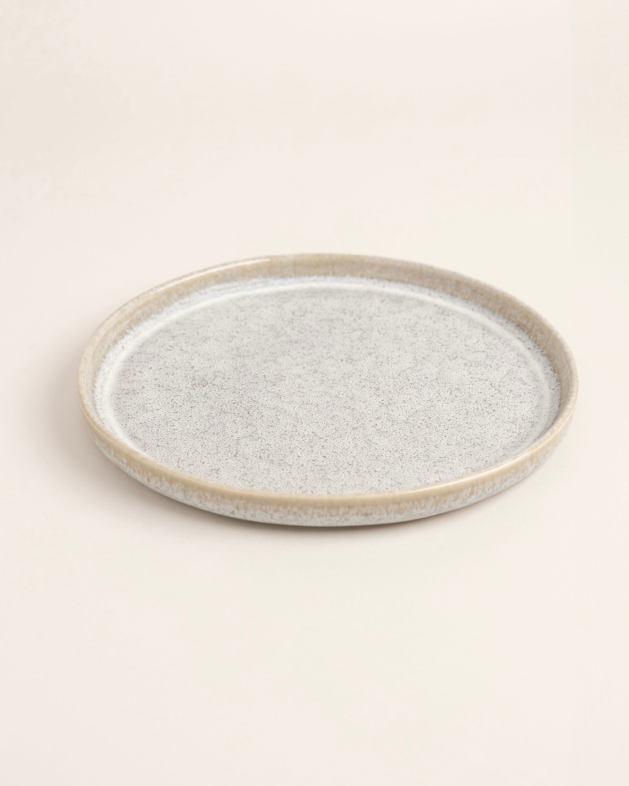 Faro Plate Small Matt White