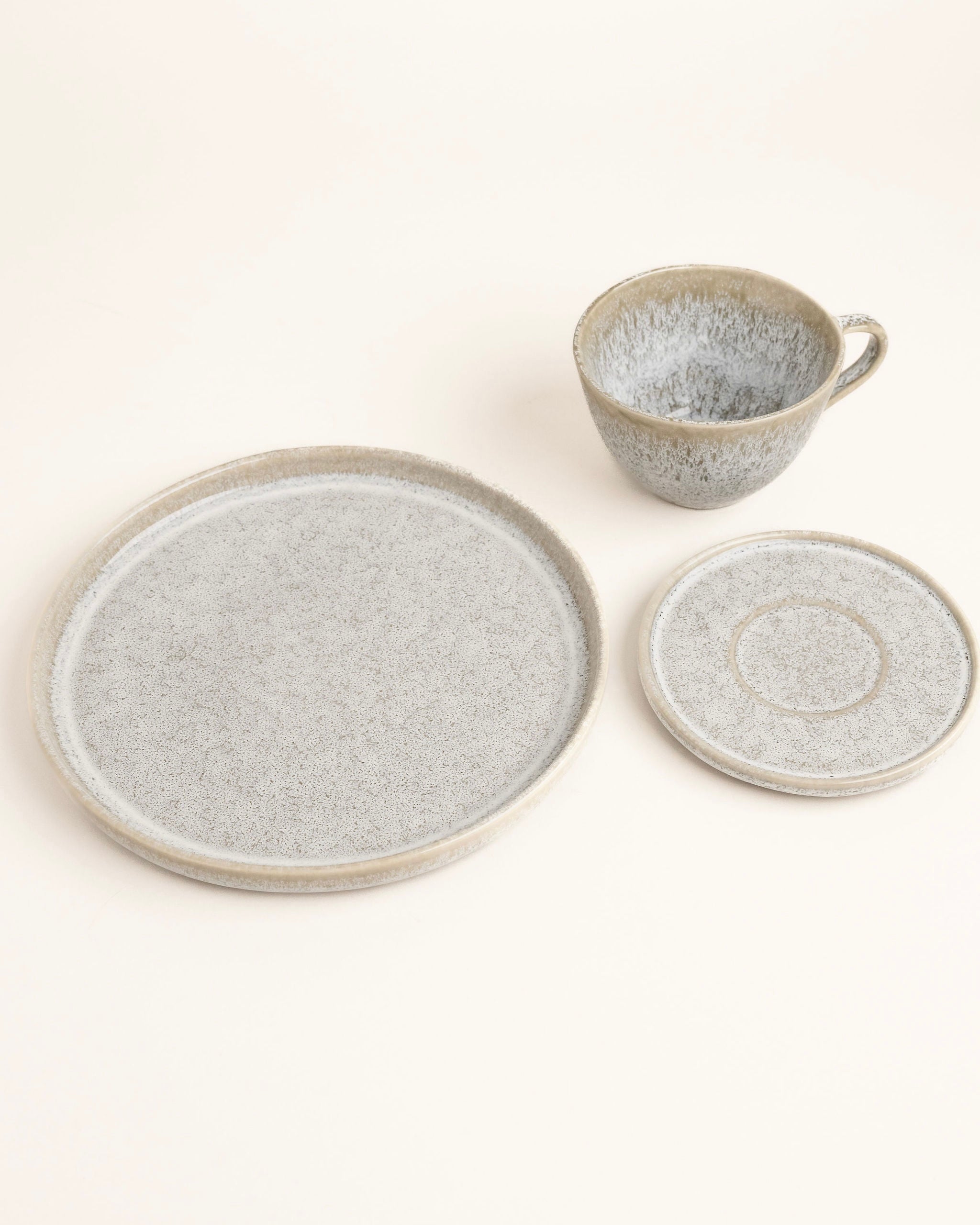 Faro Plate Small Matt White