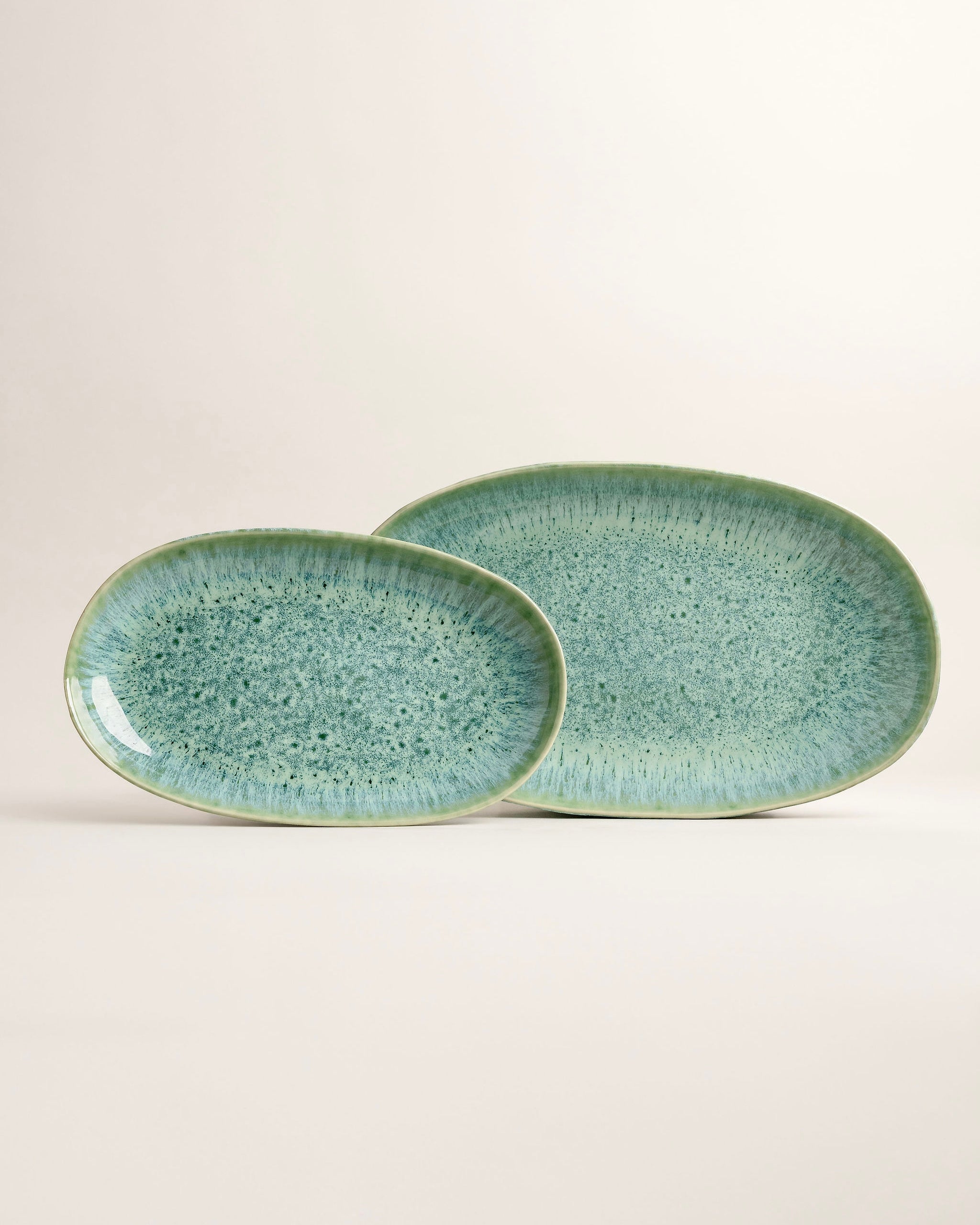 Madeira Servierplatten Set Grün 2-teilig