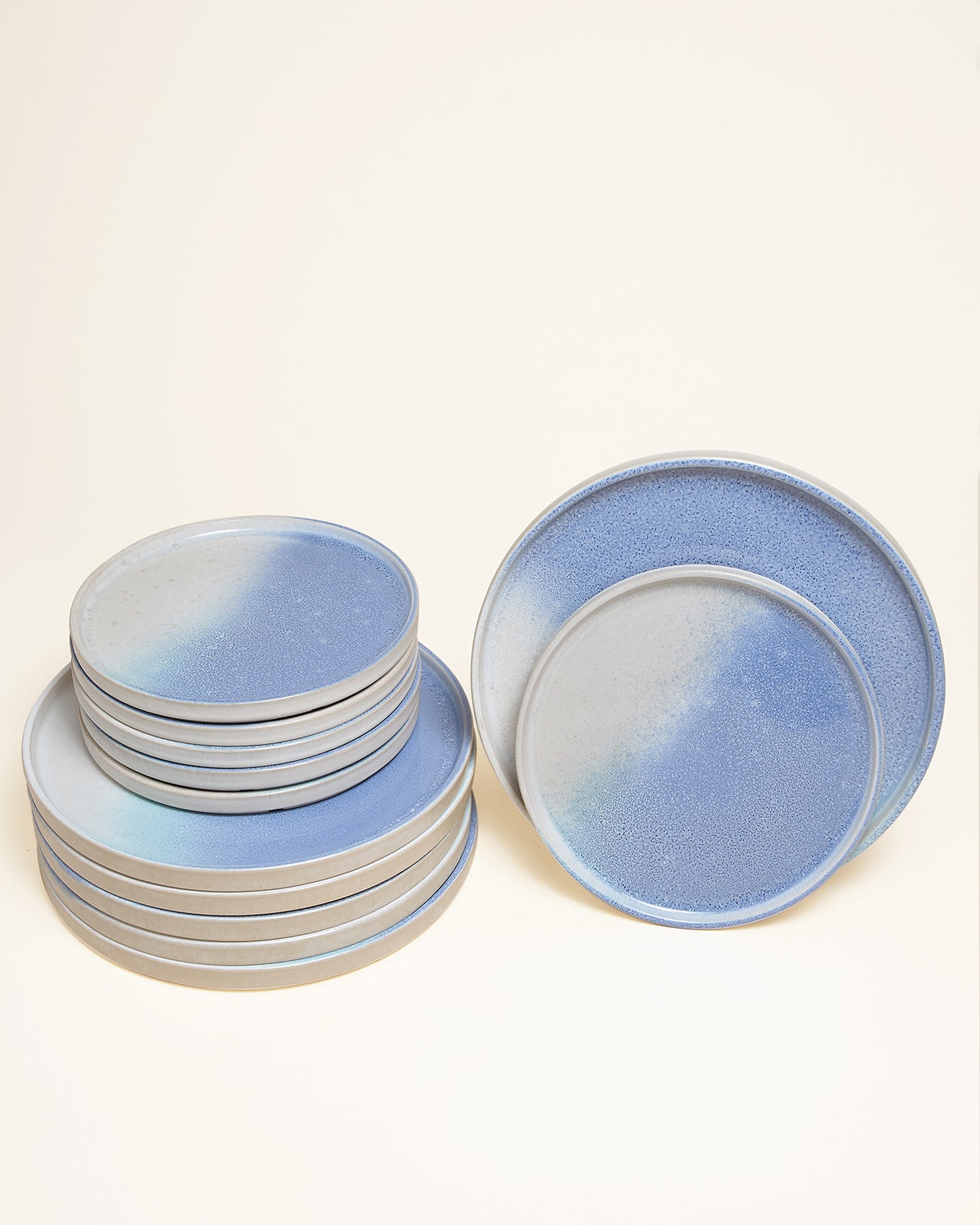 Amado tableware set blue 12-piece