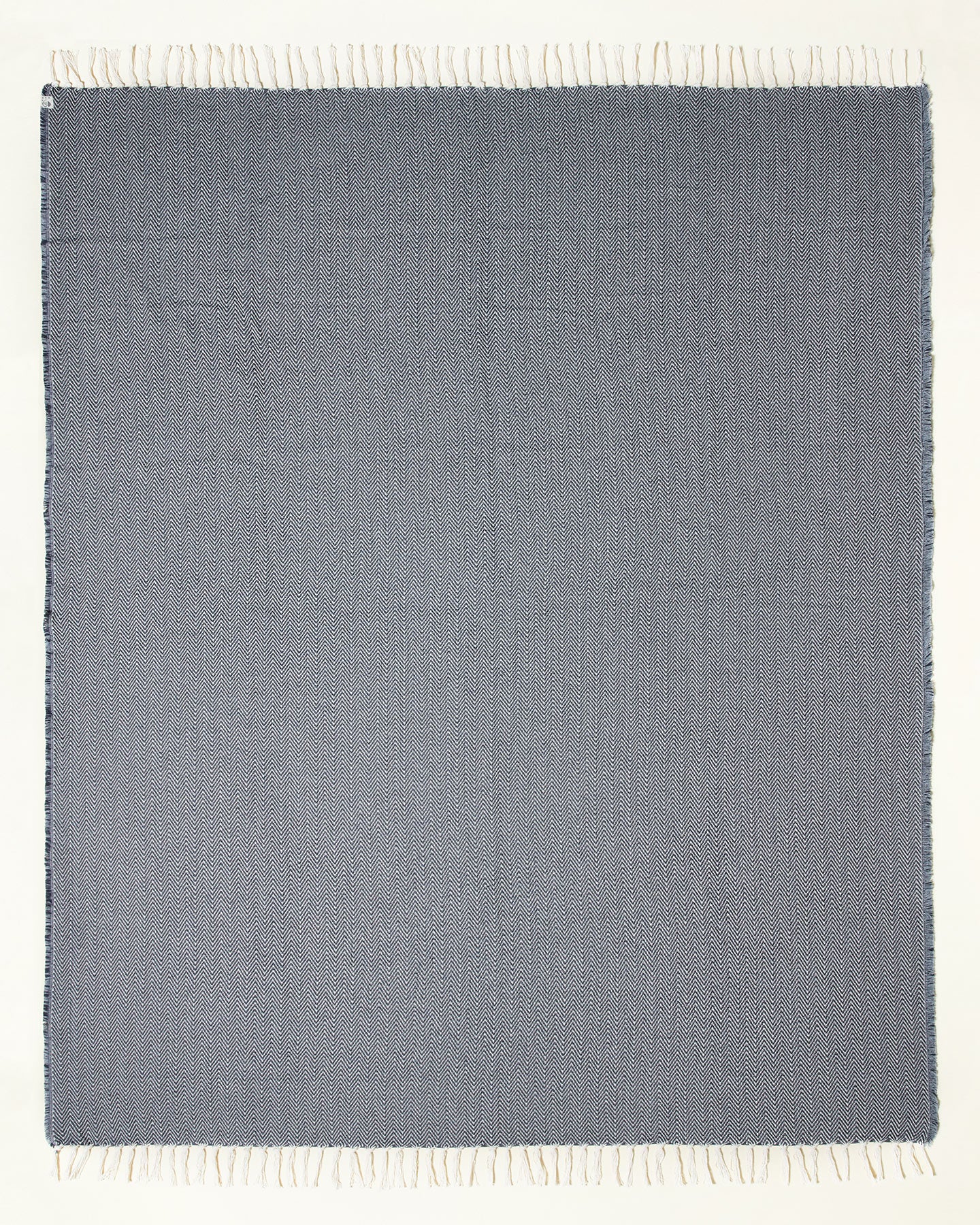 Alentejo Blanket Cotton Dark Blue