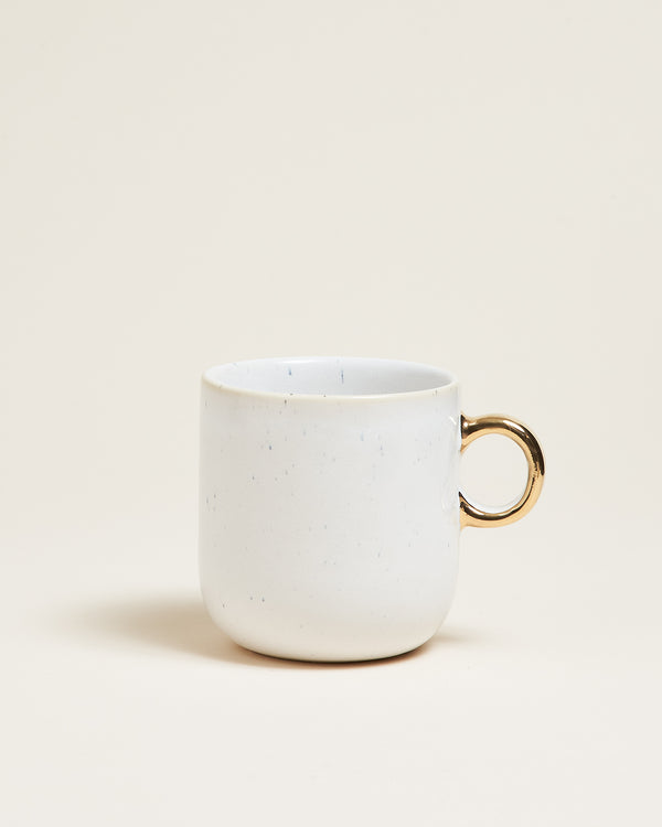 Bica Tasse klein Azur gesprenkelt Limited Gold Edition