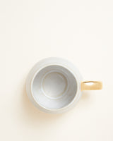 Bica Tasse groß Azur gesprenkelt Limited Gold Edition